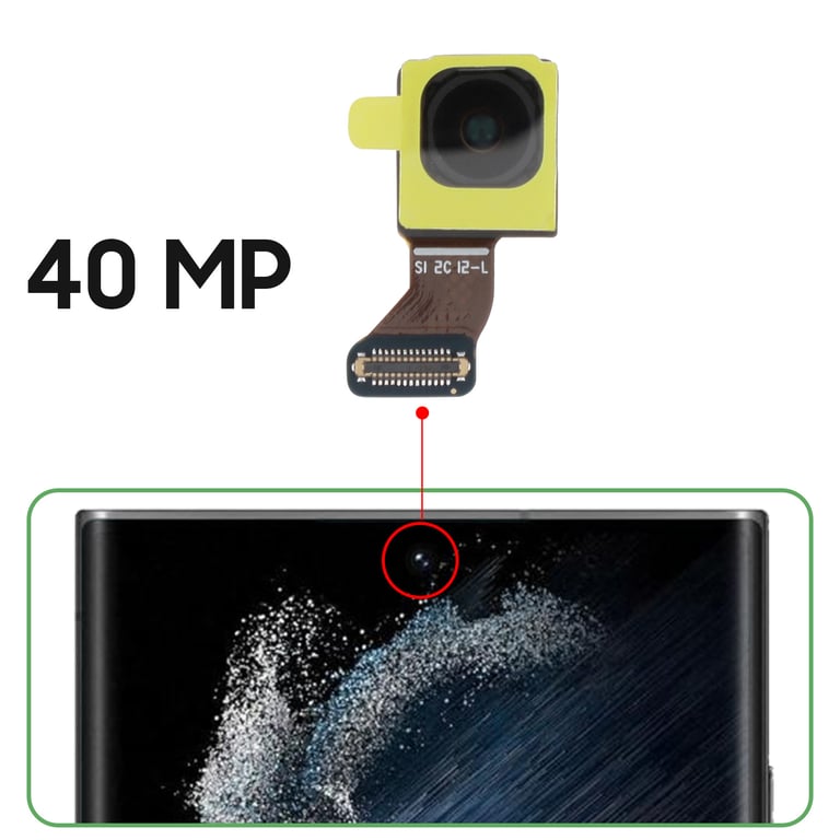 Samsung Galaxy S22 Ultra Caméra Avant - vue 4