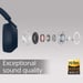 Sony WH-1000XM5 Cuffie Bluetooth con e senza fili blu