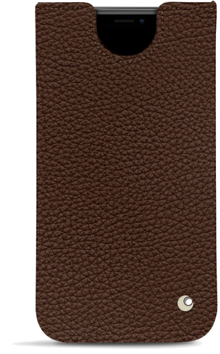 Pochette cuir Apple iPhone 11 Pro - PochetteMarron