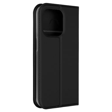 Funda para iPhone 15 Pro Solapa Tarjetero Soporte vídeo Dux Ducis Negro