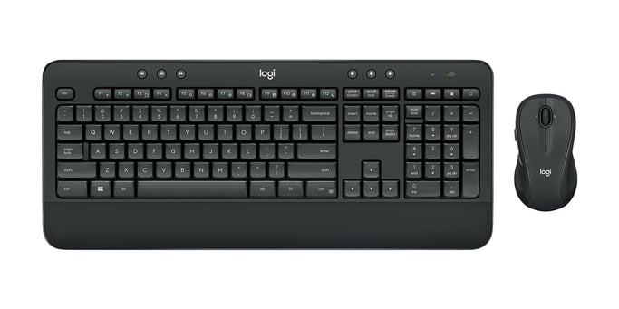 Logitech MK545 ADVANCED Wireless Keyboard and Mouse Combo teclado Ratón incluido RF inalámbrico Francés Negro