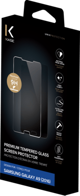 Protezione dello schermo in vetro temperato premium per Samsung Galaxy A9(2016), trasparente