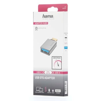 Hama 00200300 Cavo USB Type-A USB Type-C con cambio di genere Grigio