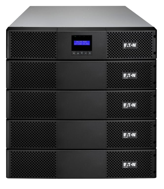 Eaton 9E Onduleur montable sur rack / externe CA 200220230240 V 2700 Watt 3000 VA monophasé 6 x batterie Acide de plomb 9 Ah RS 232 USB connecteurs de sortie : 7 2U ... - vue 3