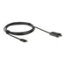 Ewent EW9824 2 m di cavo video USB Tipo-C HDMI Tipo A e adattatore (standard) Nero