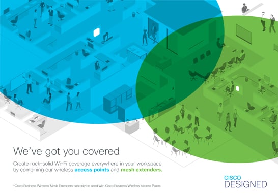 Cisco CBW140AC 867 Mbit/s Blanc Connexion Ethernet, supportant l'alimentation via ce port (PoE)