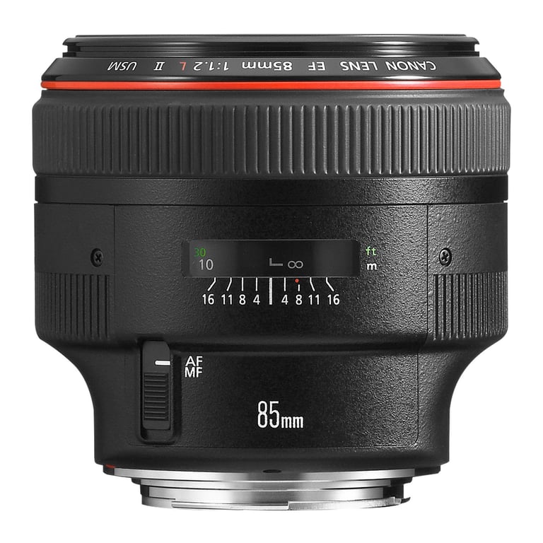 Canon EF 85 mm f1.2 II USM - vue 3