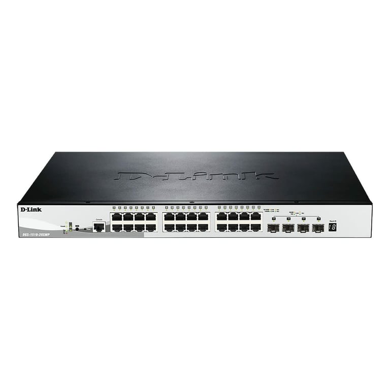D Link 28 PORT SMART POE SWITCH - vue 4