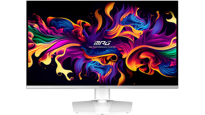 MSI MPG 321URXW QD-OLED pantalla para PC 80 cm (31.5'') 3840 x 2160 Pixeles 4K Ultra HD Blanco