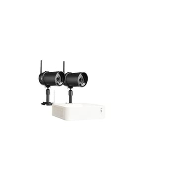 CHACON Kit de Videovigilancia Inalámbrica IP + 2 Cámaras (1TB incluido)