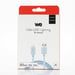 WE Cavo USB-Lightning in silicone, 2 metri, certificato MFi, ricarica e sincronizzazione dati - Blu