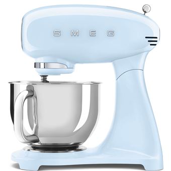 Robot da cucina multifunzione SMEG SMF05PBEU, colore blu azzurro.