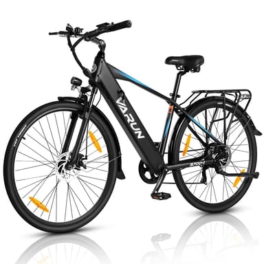 VéLo Électrique S700-1 | Vitesse Max 40 km/h | Autonomie 50 km | Moteur 250W | Batterie 48V 10.4Ah | Pneus 28 Pouces | Noir