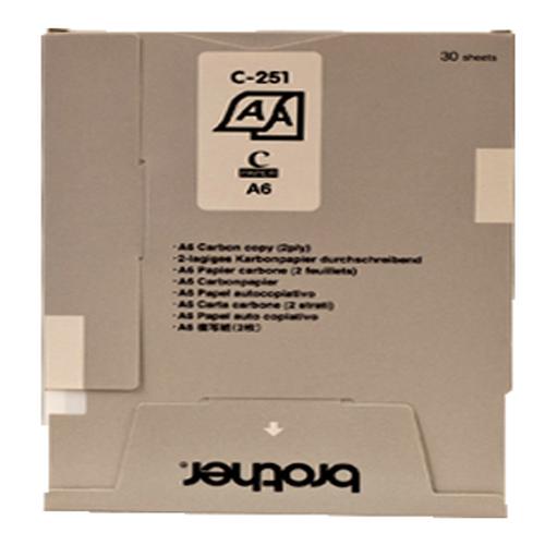 Brother A6 105 x 148 mm 30 feuille Papier carbone pack de 2 pour PRINT MW MW - vue 2