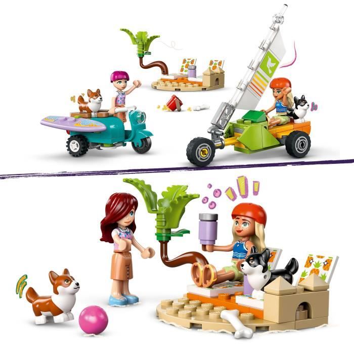 Lego Friends Chiens Surfeurs Et Aventures En Scooter 42641 Lego La Boite - vue 5
