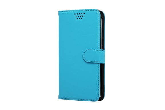 Etui Folio Universel Stand Et Coulissant Bleu Jusqua 4.5''''''
