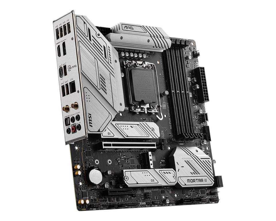 MSI MAG B760M MORTAR WIFI II Intel B760 LGA 1700 micro ATX Neuf - vue 3