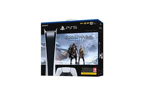 Pack Consola Sony PS5 Digital God of War Ragnarök