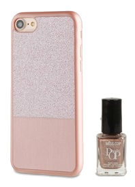 Coque Paillette Or Rose: Apple Iphone 6/6S/7/8