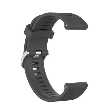 Bracelet de montre en silicone pour Garmin Forerunner 245 Grey 20 mm