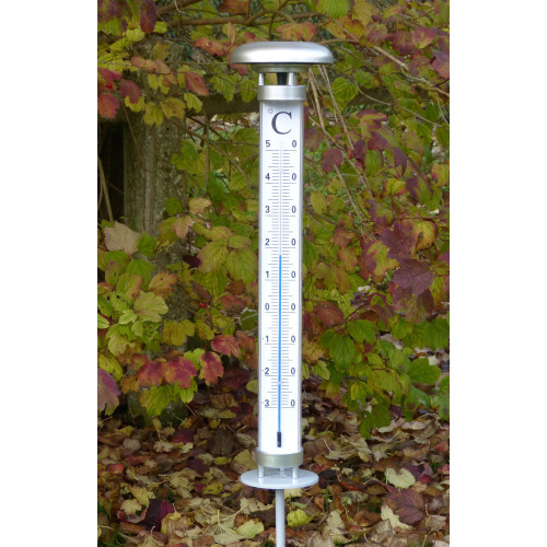 Thermomètre géant de jardin à LED