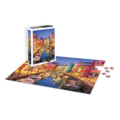 Puzzle Calypto Burano en Italie - 500 pièces XL pour Adultes et Enfants
