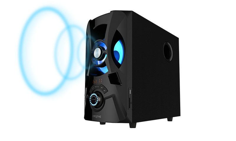 Enceintes Creative SBS E2900 – 2.1 Canaux, 60W, Bluetooth 5.0 - vue 2