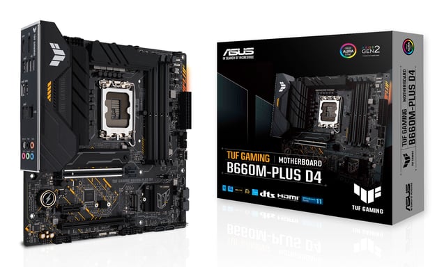 ASUS TUF GAMING B660M- PLUS D4 Intel B660 LGA 1700 micro ATX