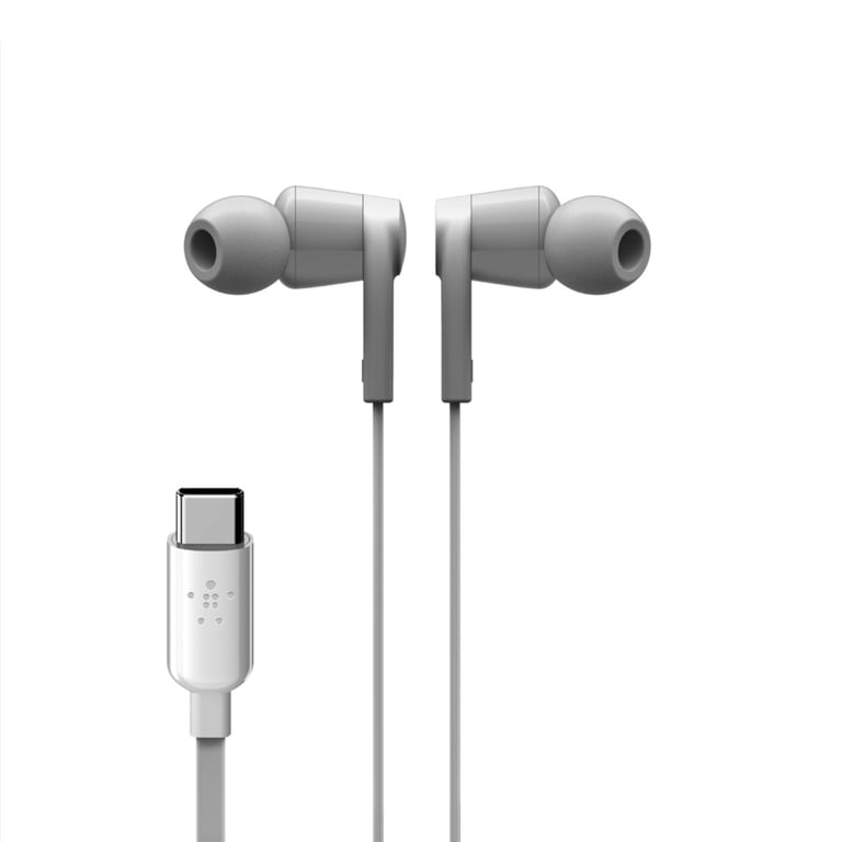 Écouteurs avec fil: Appels & Musique - USB Type-C, Blanc