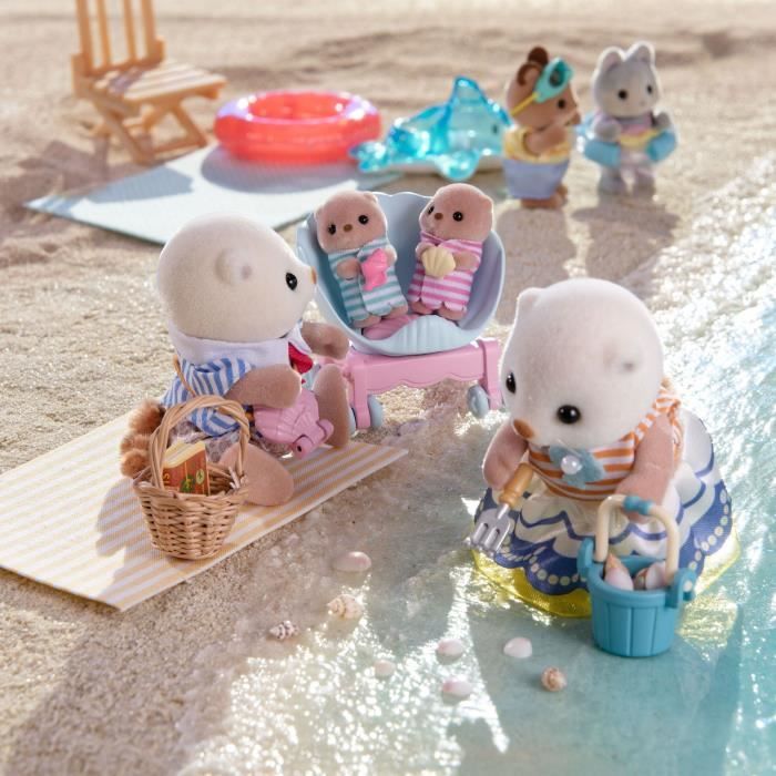 La famille Loutre de mer SYLVANIAN FAMILIES 5803 - vue 9