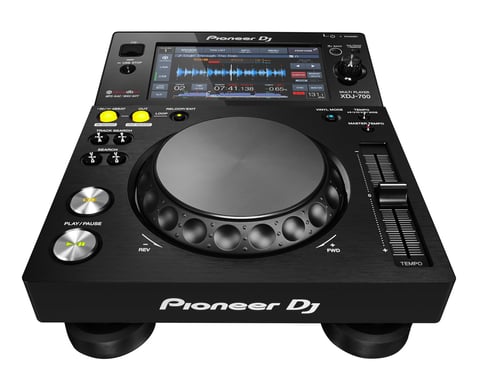 Pioneer XDJ-700 DJ controller DVS (Digital Vinyl System) registratore Nero