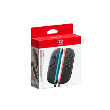 Manette Nintendo Switch Joy-Con L/R Néon Rouge et Néon Bleu Bluetooth avec sticks analogiques, gyroscope, vibration, piles interchangeables