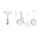 Trottinette Urbaine Yedoo Steel 1616 Verte - Confort et Agilité