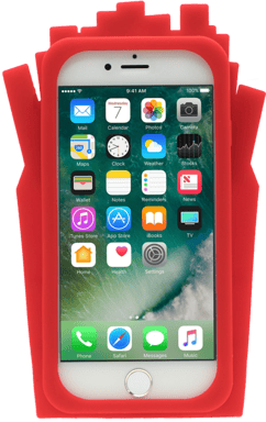 Custodia in silicone French Fries per Apple iPhone 7/8 / SE 2020