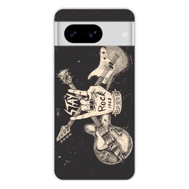 Funda de silicona - Compatible con Google Pixel 8 - diseño stay rock