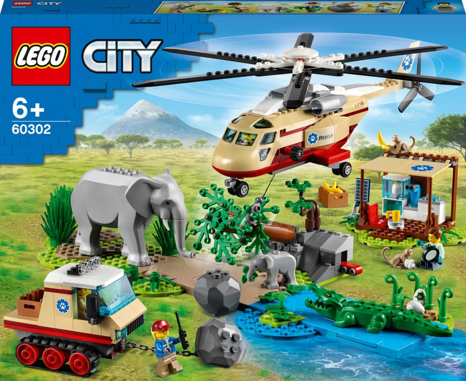 LEGO® 60302 City : 'opération de sauvetage des animaux sauvages Lego WDK