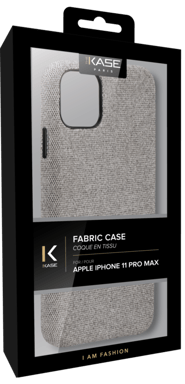 Custodia in tessuto per Apple iPhone 11 Pro Max, grigio sciabola