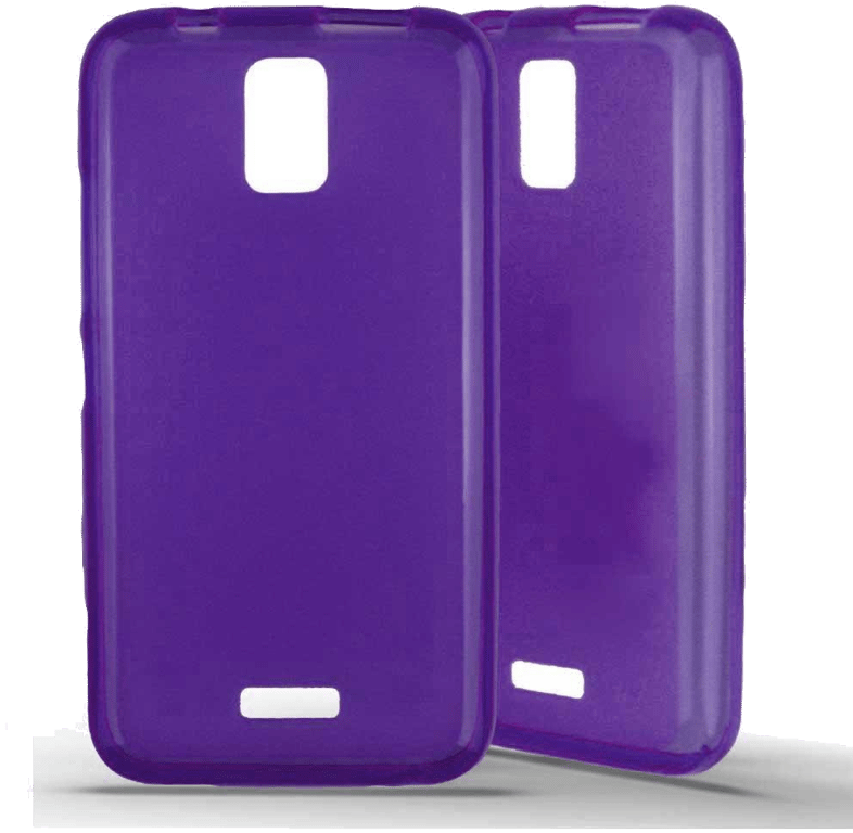 Coque silicone unie compatible Givré Violet Huawei Y3 Y360