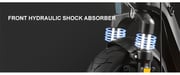 JOYOR C10E Scooter elettrico - Motore 500W Batteria 48V10.4AH Pneumatici 10 pollici Certificazione ABE Freni a disco pieghevoli - Nero