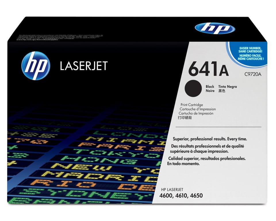 Toner d'origine HP C9720A Paravent série 4600 / 4650 - vue 2