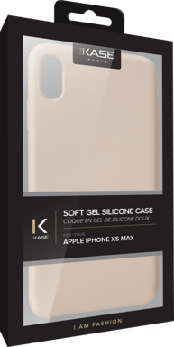Funda de gel de silicona suave para Apple iPhone XS Max, rosa arena