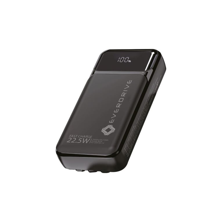 EVERDRIVE Powerbank H22 20000mAH QC3.0 + cables integres - vue 3