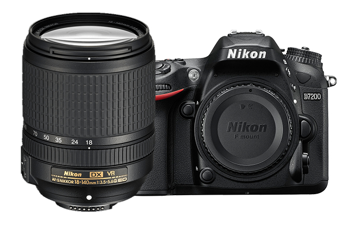 Appareil Photo Reflex Nikon D7200 Kit 18-140mm – 24,2 MP, Vidéo 1080p - vue 1