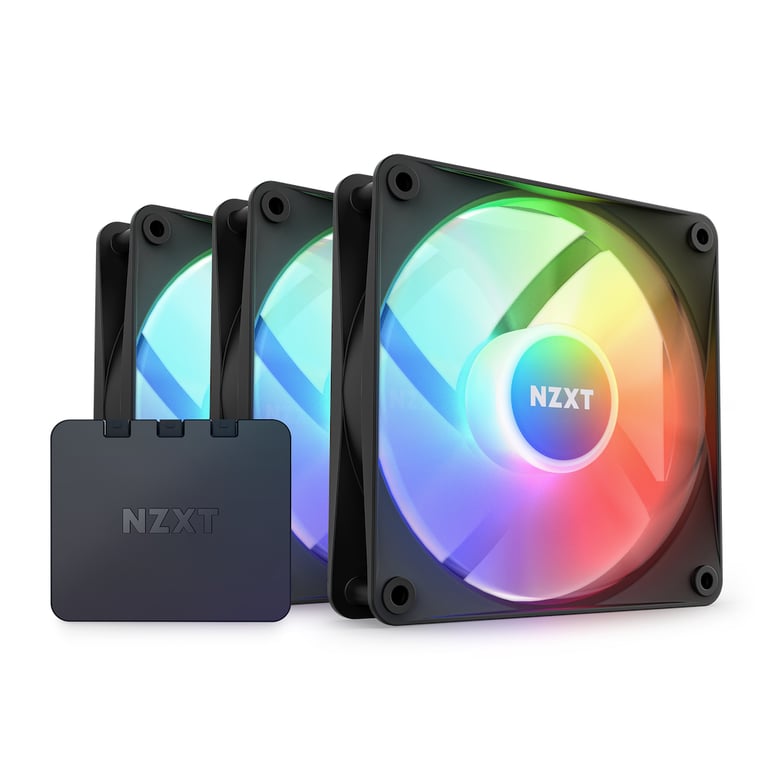 NZXT F120 RGB Core Triple Pack Boitier PC Ventilateur 12 cm 3 pièce Neuf - vue 2