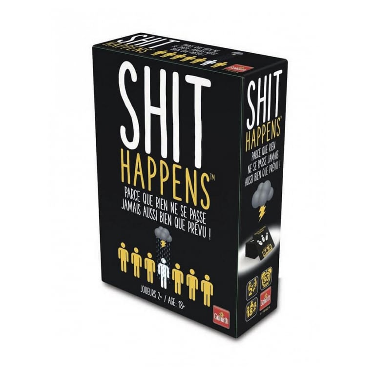 Shit Happens - Jeu de Société Amusant pour Toute la Famille - Neuf