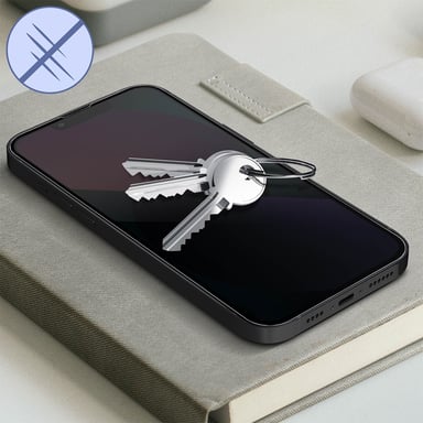 MW Protection d'écran pour iPhone 13/13 Pro POLYBAG avec applicateur intégré Transparent