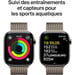 Apple Watch Series 10 (2024) GPS + Cellular, Boitier Titane Naturel de 46mm avec bracelet Titane M/L, Titane Naturel