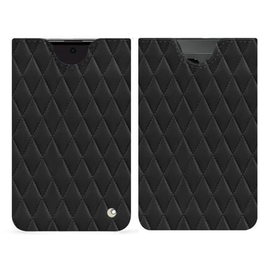 Pochette cuir Google Pixel Fold - Pochette - Noir - Cuir lisse couture