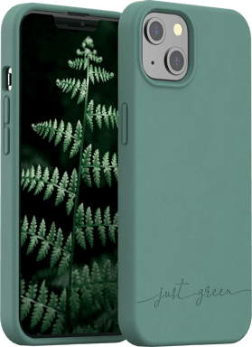 Coque iPhone 13 Natura Night Green - Eco-conçue Just Green