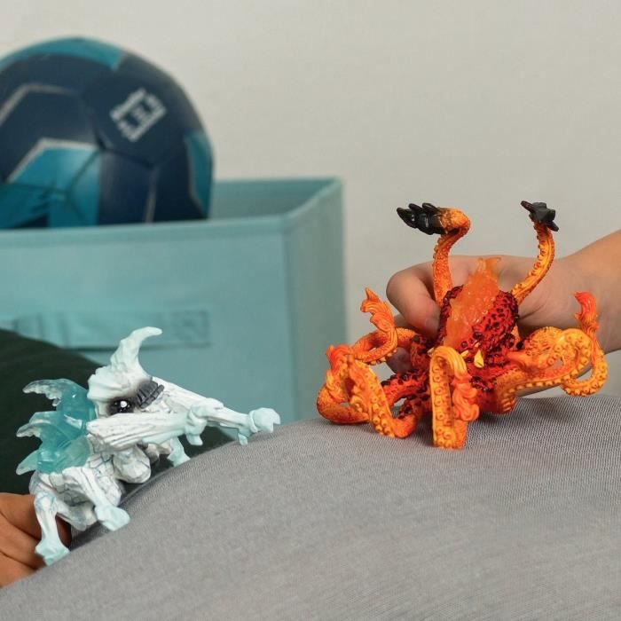 Figurines Duo Pieuvre de Lave vs Insecte de Glace SCHLEICH 70826 Eldrador Creatures Pour enfant dès - vue 2